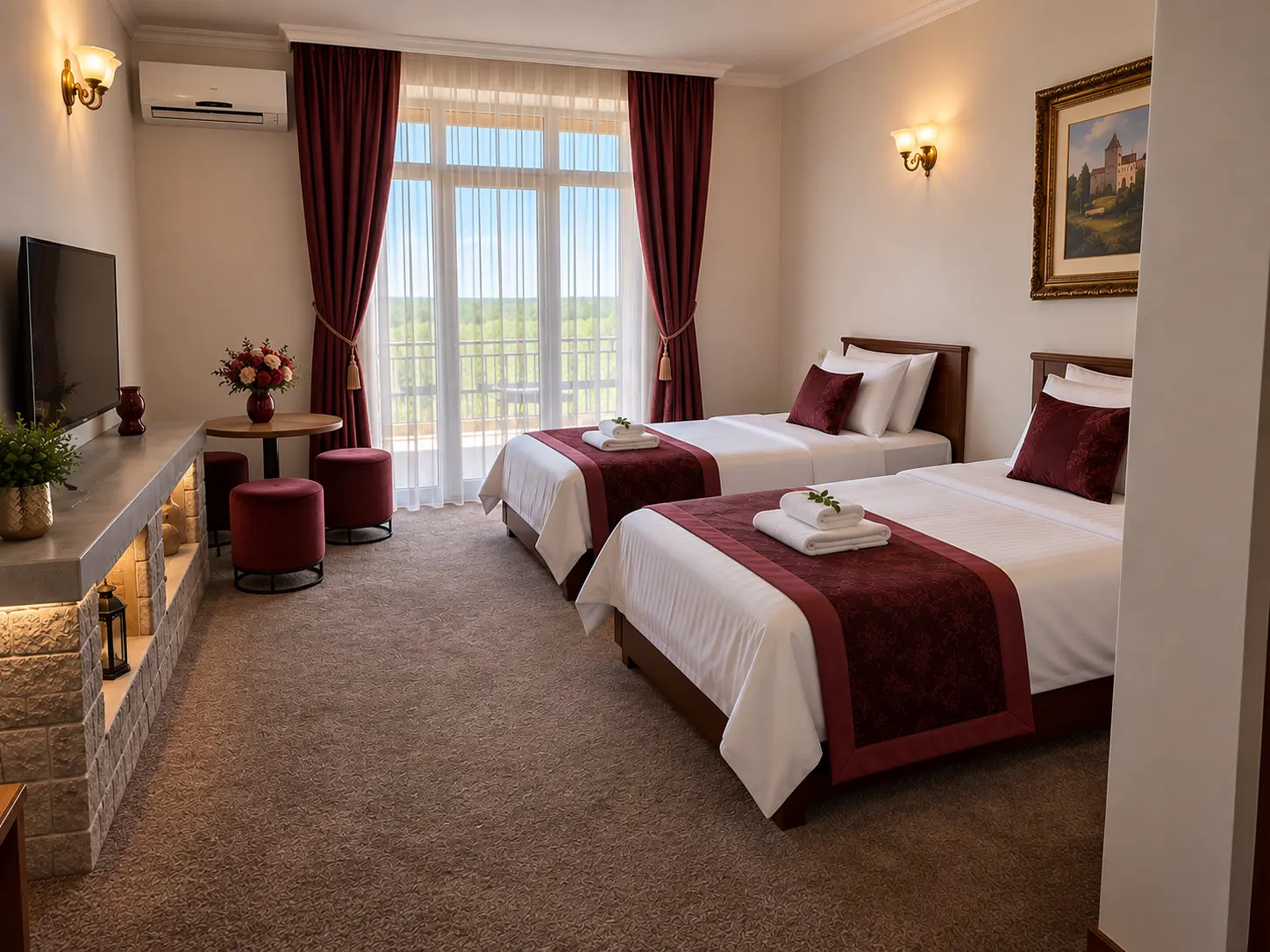 Стая с две единични легла №3 - Комплекс Замъка